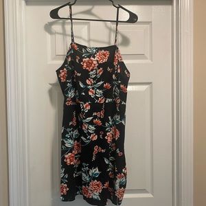 XL BP my Nordstrom black, floral dress